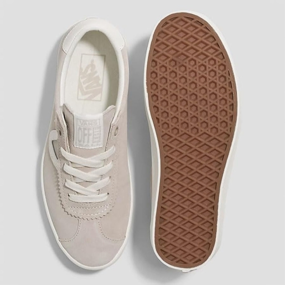 VANS Sport Low Sport Low Women Size 10.5 Suede Sneakers Brown White 112025 - Picture 4 of 5